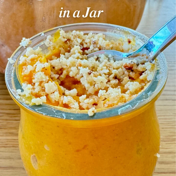 Pumpkin pie in a jar