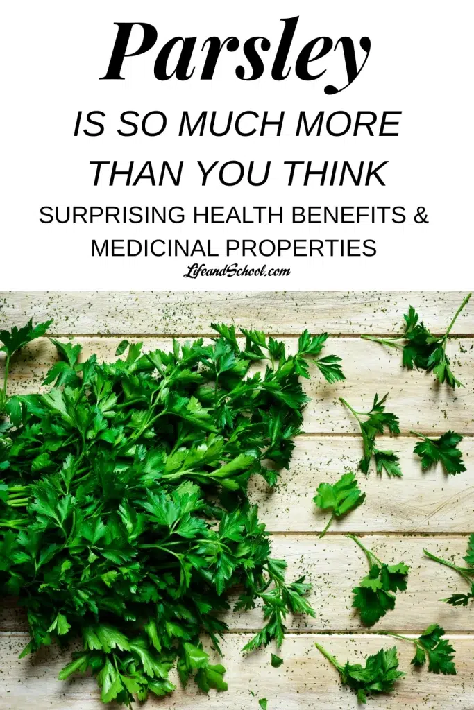 Parsley health benefits